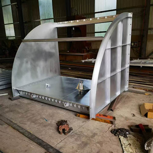 水力冲洗拍门结构